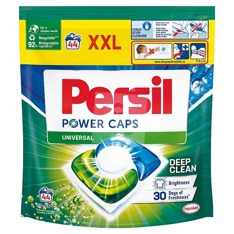 Gélové kapsule na pranie Deep Clean Power Caps universal 44 praní 616g Persil