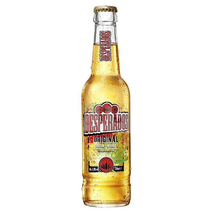 Pivo s príchuťou Original tequila špeciálny ležiak svetlý 15°5,9% 330ml Desperados