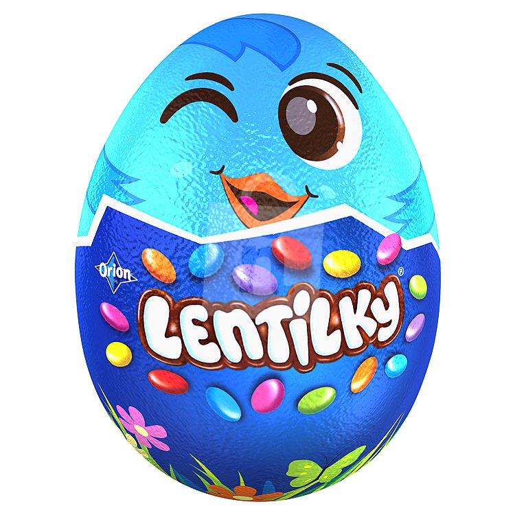 Figúrka čokoládová dutá Lentilky Vajíčko 40g Orion