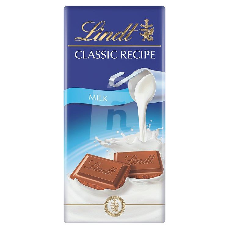 Čokoláda Classic Recipe mliečna 100g Lindt