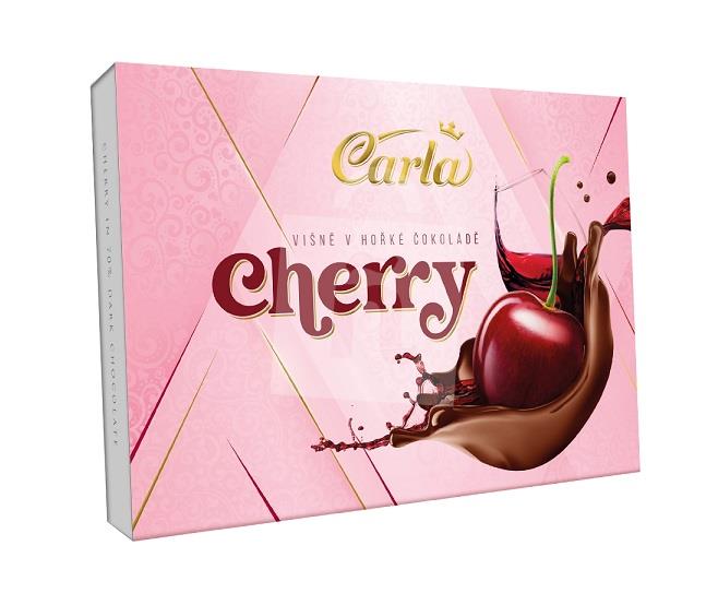 Dezert Cherry pralinky višne v horkej čokoláde v likéry 190g Carla