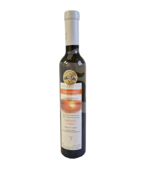 Chardonnay akostné odrodové s prívlastkom cibébový výber víno biele sladké 0,375l Vinárstvo Trnovec