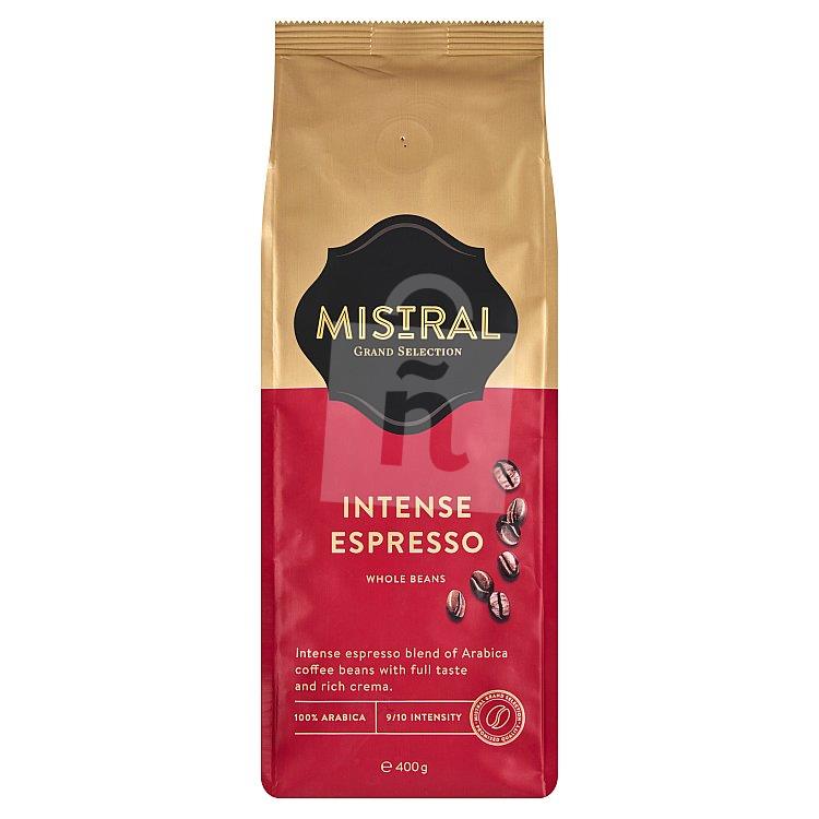Káva pražená zrnková Intense Espresso 400g Mistral