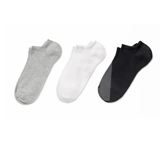 Ponožky dámske krátke čierna, sivá, biela 35-38 3 páry Tchibo
