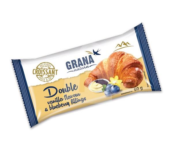 Croissant Double vanilla & bluebery 60g GRANA natura
