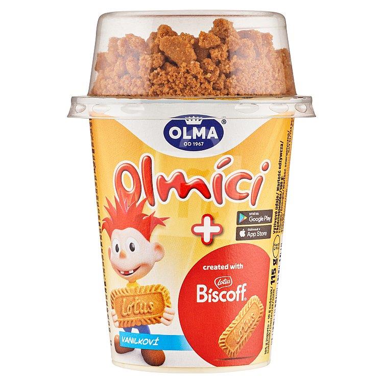 Olma Olmíci Jogurt s vanilkou a drvené sušienky Lotus Biscoff 115 g
