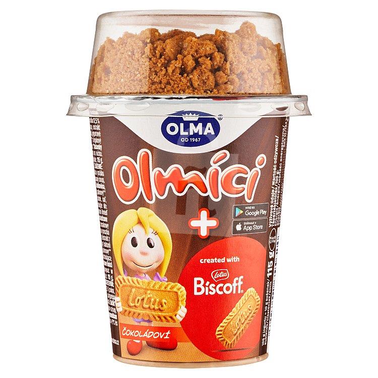 Olma Olmíci Čokoládový jogurt a drvené sušienky Lotus Biscoff 115 g