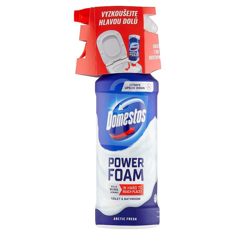 Čistiaca pena Power Foam Arctic Fresh na toaletu a kúpeľňu 435ml Domestos