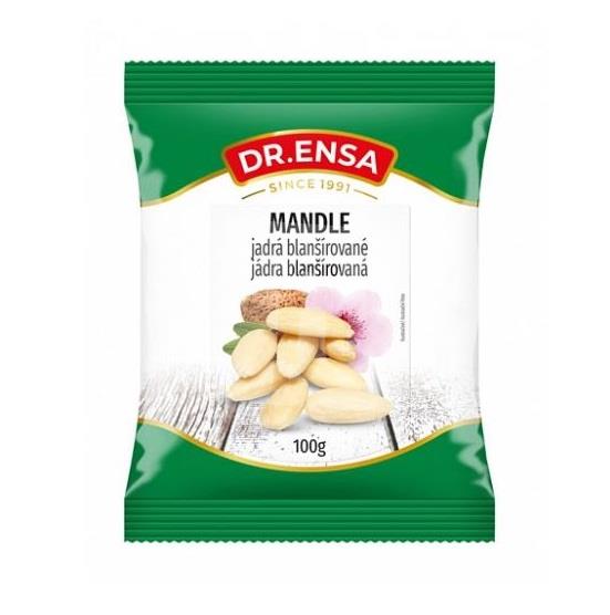 Mandle blanžírované 100g Dr. Ensa