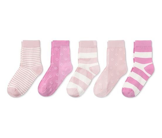 Ponožky dámske vzorované 35-38 5 párov Tchibo
