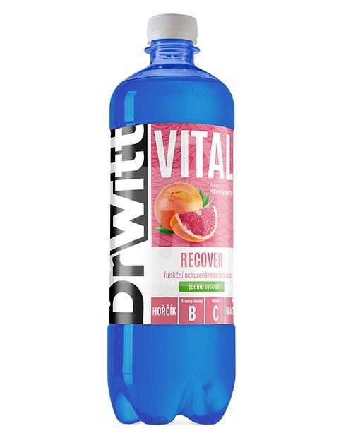 Nápoj jemne sýtený VITAL Recover ružový grapefruit 0,75l DrWitt