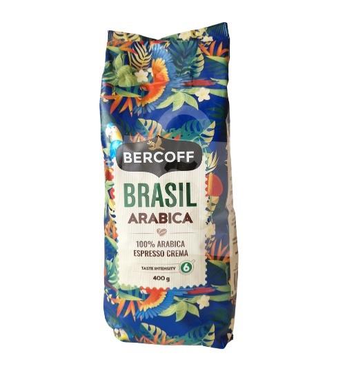 Káva zrnková Brasil arabica 100% 400g Bercoff