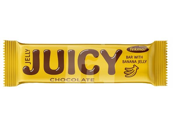 Tyčinka Jelly Juicy Bar chocolate banana 40g Tekmar