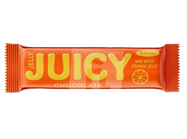 Tyčinka Jelly Juicy Bar chocolate orange 40g Tekmar
