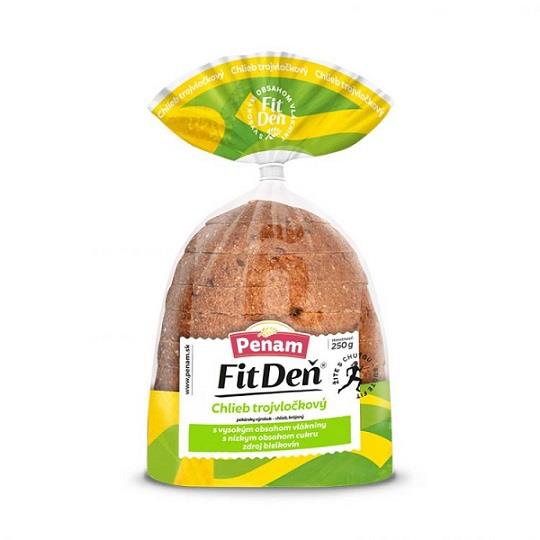 Chlieb Fit trojvločkový krájaný, balený 250g Penam