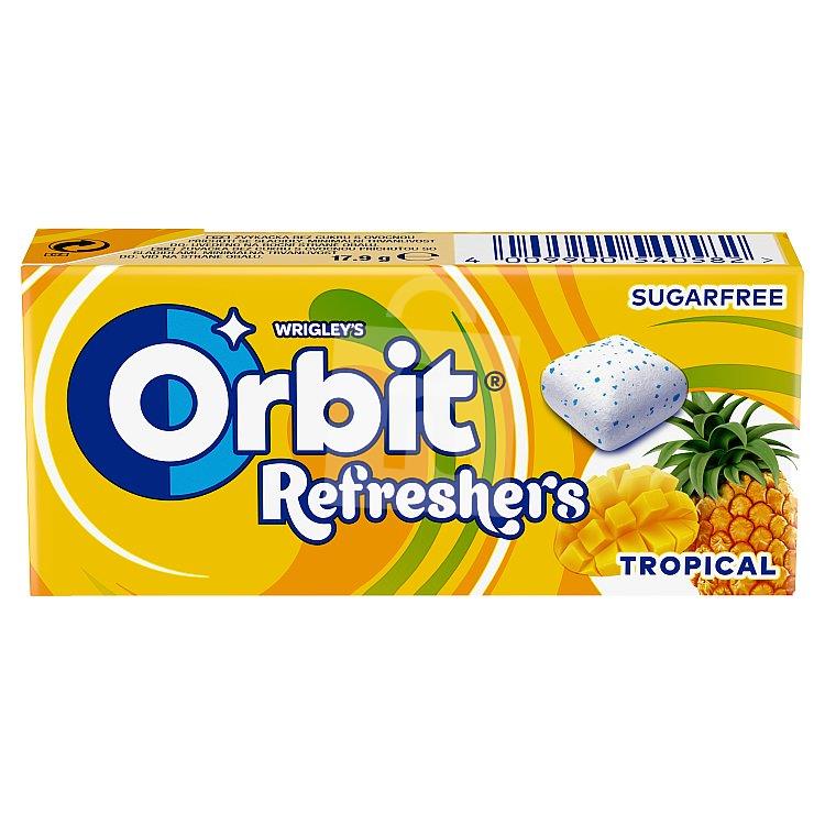 Žuvačka Orbit Refreshers bez cukru Tropical 8ks / 17,9g Wrigley's