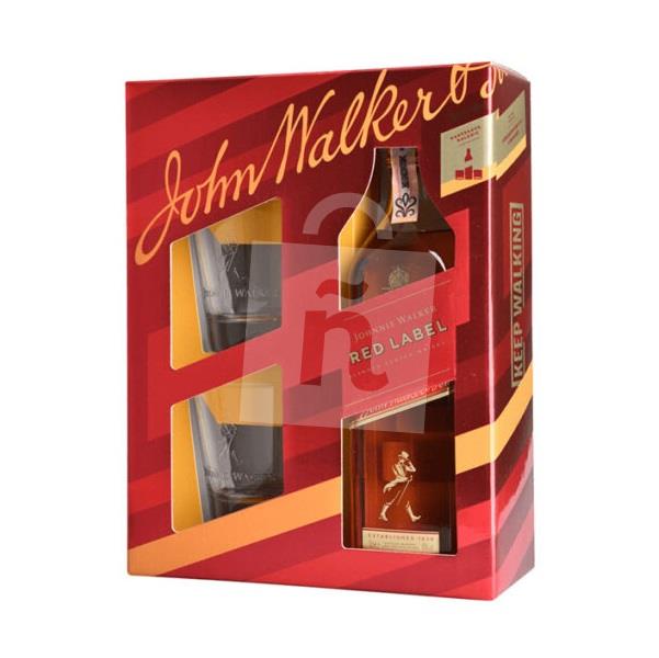 Whisky Blended Scotch Red Label 40% 0,7l + 2 poháre darčekové balenie Johnnie Walker