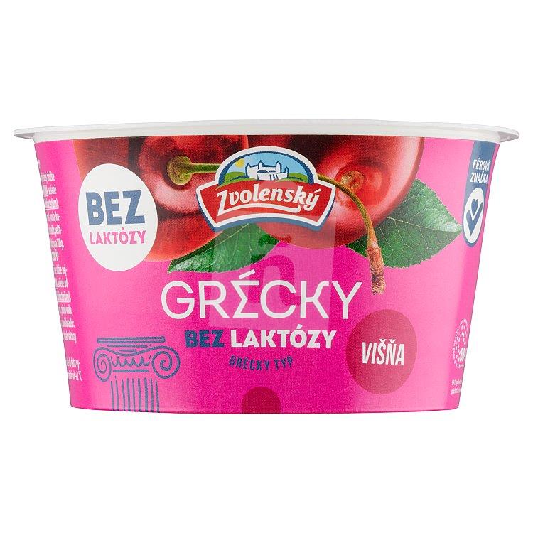 Jogurt grécky typ višňa bez laktózy 125 g Zvolenský