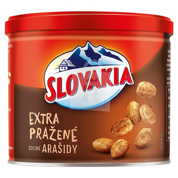 Arašidy Extra pražené solené 135g Slovakia