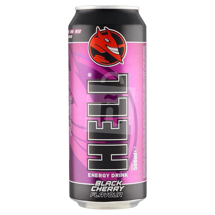 Energetický nápoj Black Cherry 500 ml plech Hell 