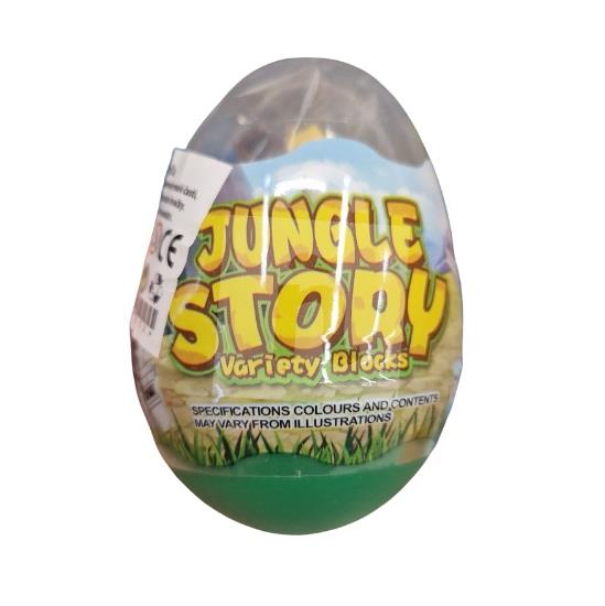 Skladačka vajíčko - Džungla zvierátka JUNGLE STORY