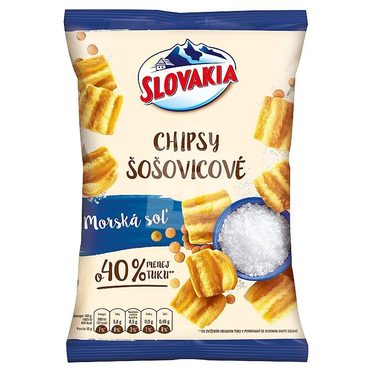 Chipsy šošovicové s príchuťou morská soľ 65g Slovakia