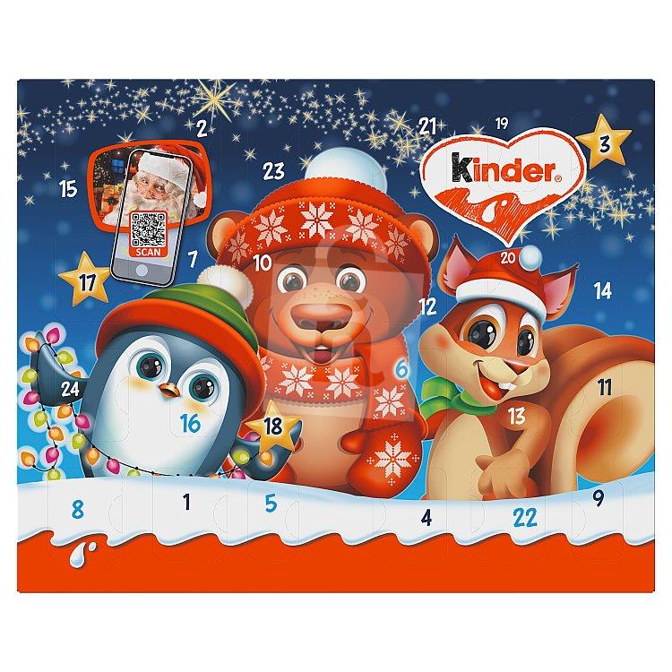 Adventný kalendár 24 ks 113g Kinder