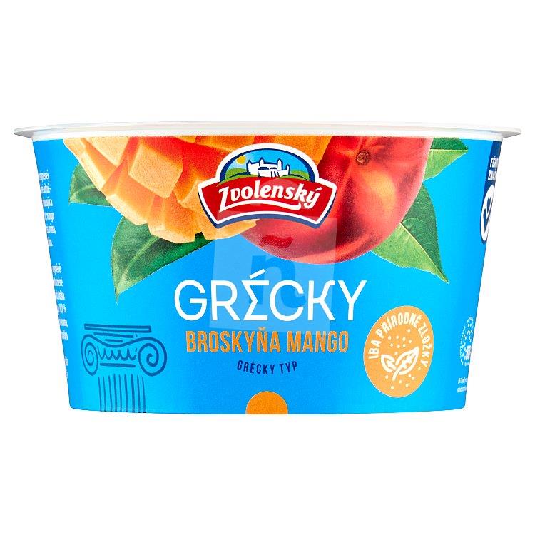 Jogurt grécky typ broskyňa mango 125g Zvolenský