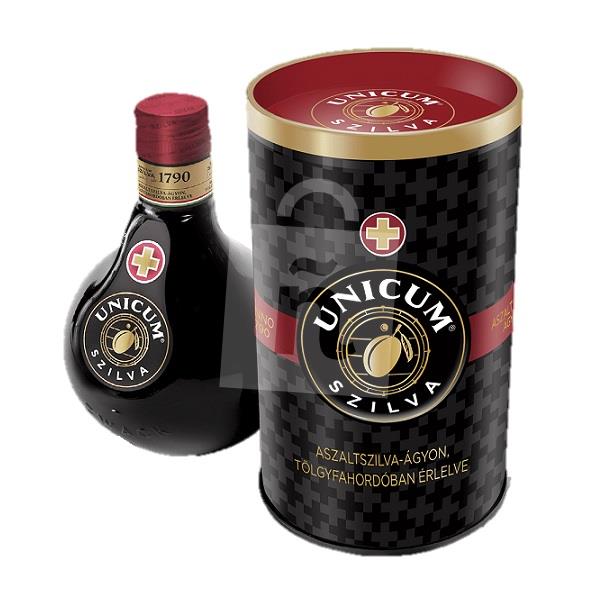 Likér bylinkový Szilva 34,5% 0,5l Darčekové balenie plech Zwack Unicum