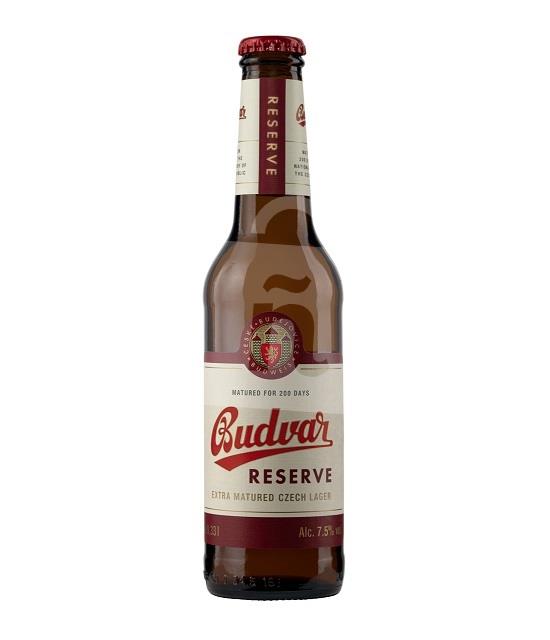 Pivo Budvar Reserve svetlý exkluzívny ležiak 7,5% 330ml Budweiser Budvar