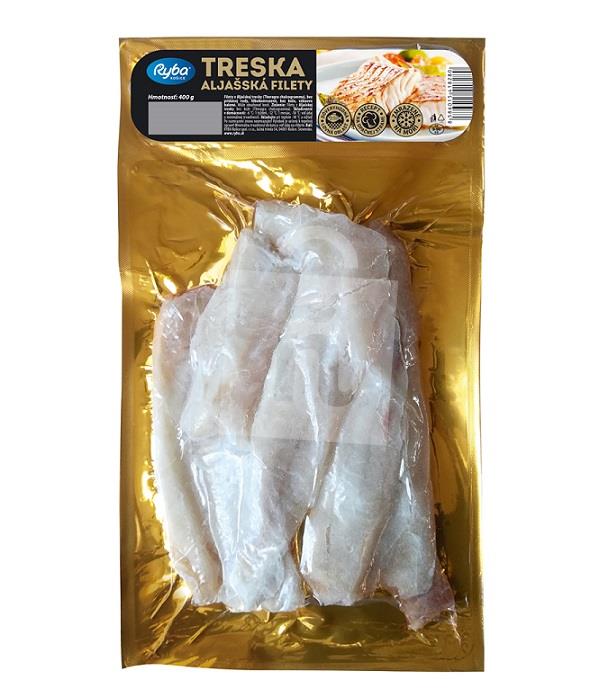 Filety Treska aljašská hlbokozmrazená 400g Ryba Košice