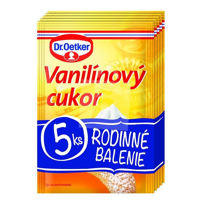 Cukor vanilínový 5 x 20g/ 100g Dr. Oetker