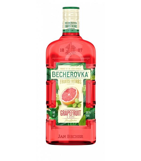 Likér bylinný Grapefruit & Hops 20% 0,5l Becherovka
