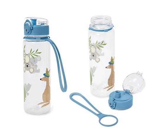 Fľaša na pitie detská s potlačou koala, klokan 550ml Tchibo