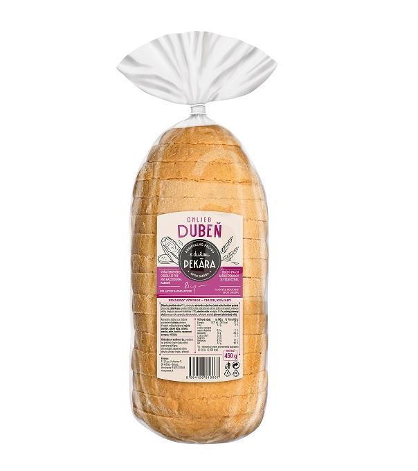 Chlieb Duben krájaný, balený 450g REMESELNÉ PEČIVO s dušou PEKÁRA