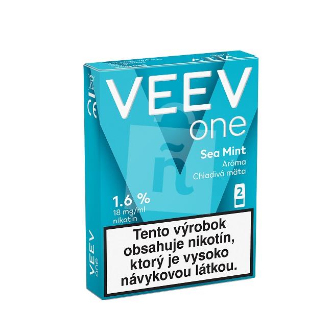 Cigareta elektronická náplň Sea Mint 2x2ml / 2ks VEEV one