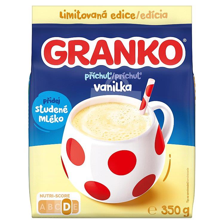 Instantná sladená zmes Granko s príchuťou vanilky 350g Limitovaná edícia Orion