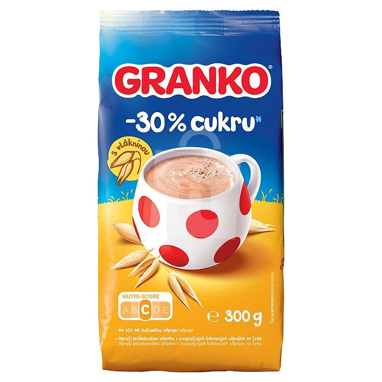 Instantný kakaový nápoj Granko -30 % cukru s ovsom 300g Orion