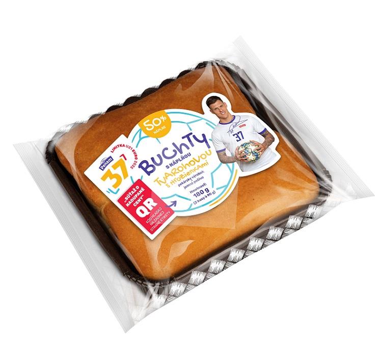 Buchty Zo srdca s tvarohovou náplňou 2ks 90g / 180g Penam