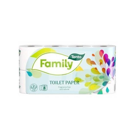 Toaletný papier Family 3-vrstvový 14m 8 ks Tento