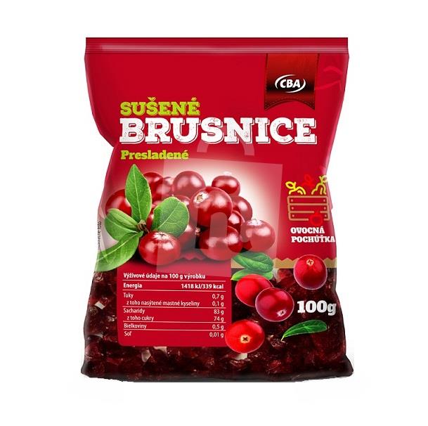 Brusnice sušené presladené 100g CBA 