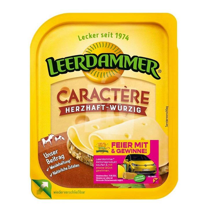 Syr Caractére plátkový 125g Leerdammer