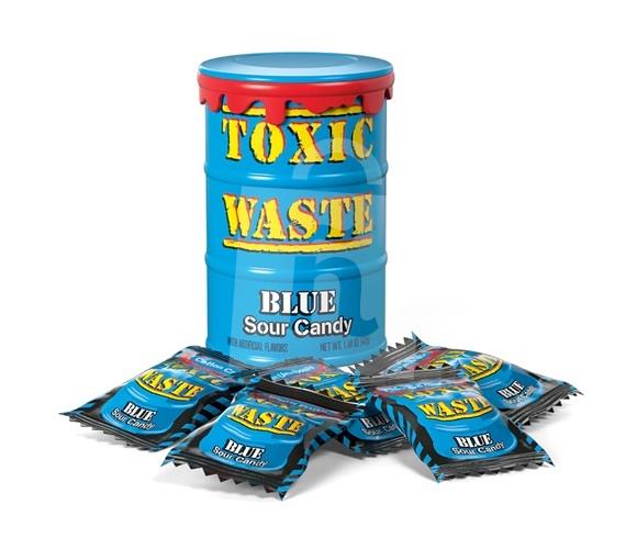 Cukríky Blue sour candy 42g TOXIC WASTE