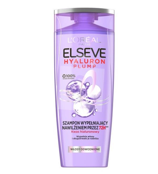 Šampón Hyaluron Plump 72 H hydratačný 400ml L'Oréal Paris Elséve