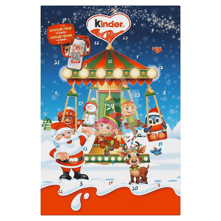 Adventný kalendár mix 24ks / 151g Kinder