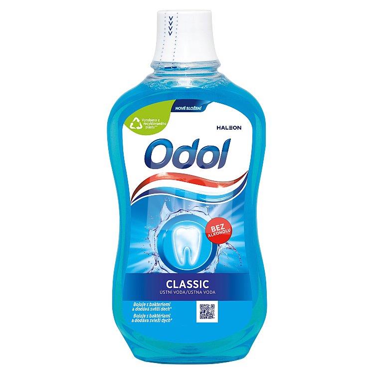 Ústna voda Classic bez alkoholu s fluoridom 500ml Odol