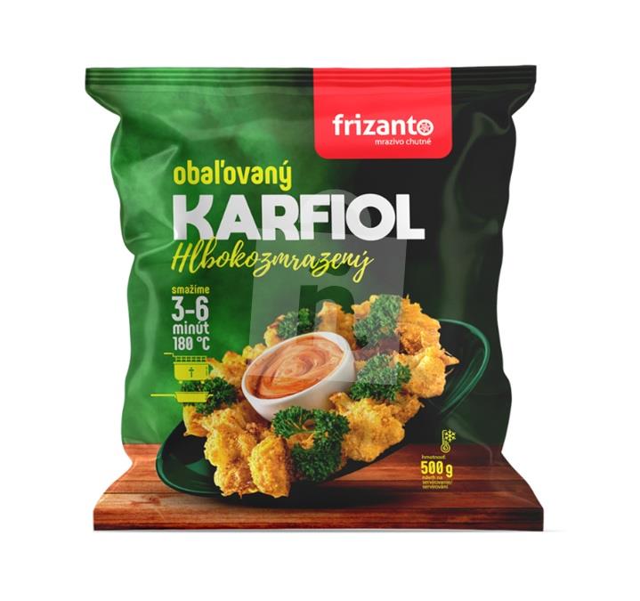 Karfiol obaľovaný hlbokozmrazený 500g frizanto