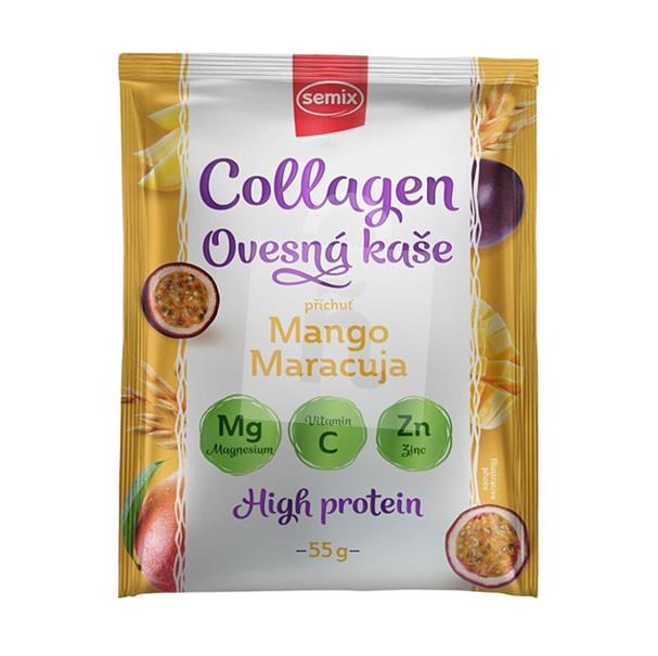 Kaša ovsená kaša Collagen high proteín mango maracuja 55g Semix