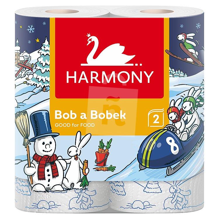 Kuchynské utierky Good for Food Bob a Bobek 2-vrstvové 2ks Harmony