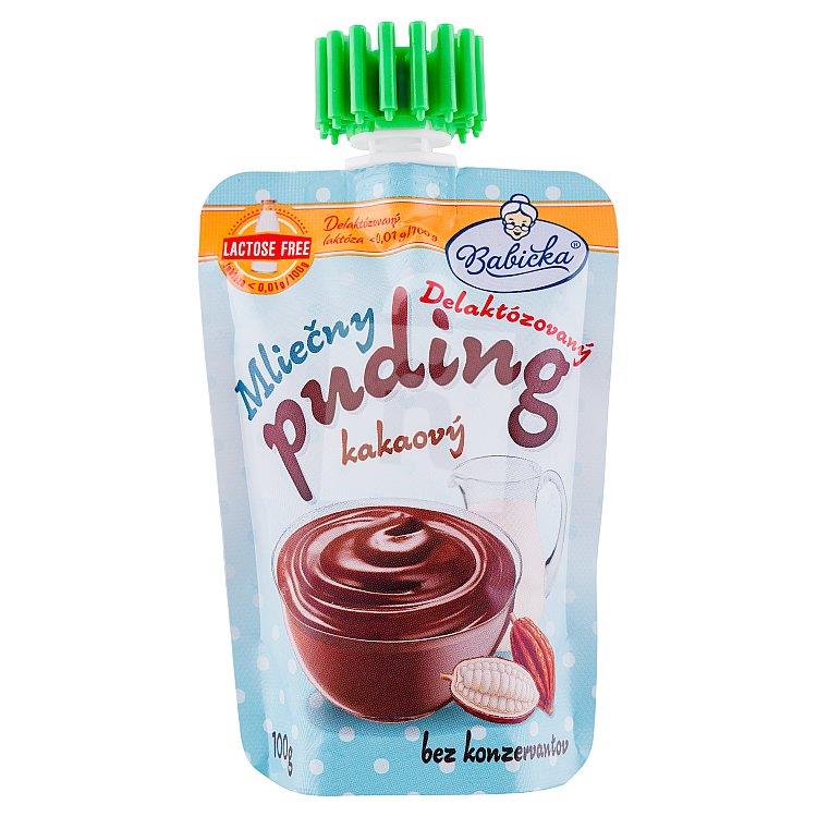 Babička Mliečny puding kakaový delaktózovaný 100 g
